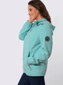Veste de mi-saison avec capuche et poches zippées
