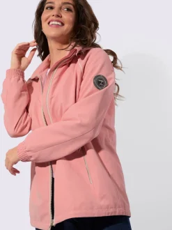 Veste de mi-saison avec capuche et poches zippées