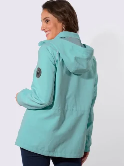 Veste de mi-saison avec capuche et poches zippées