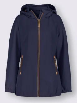 Veste de mi-saison microfibre avec capuche et poches