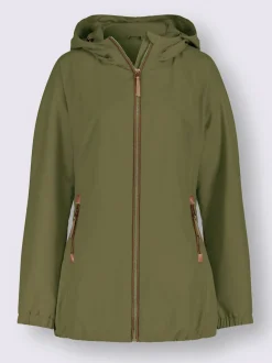 Veste de mi-saison microfibre avec capuche et poches