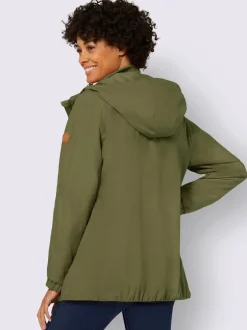 Veste de mi-saison microfibre avec capuche et poches
