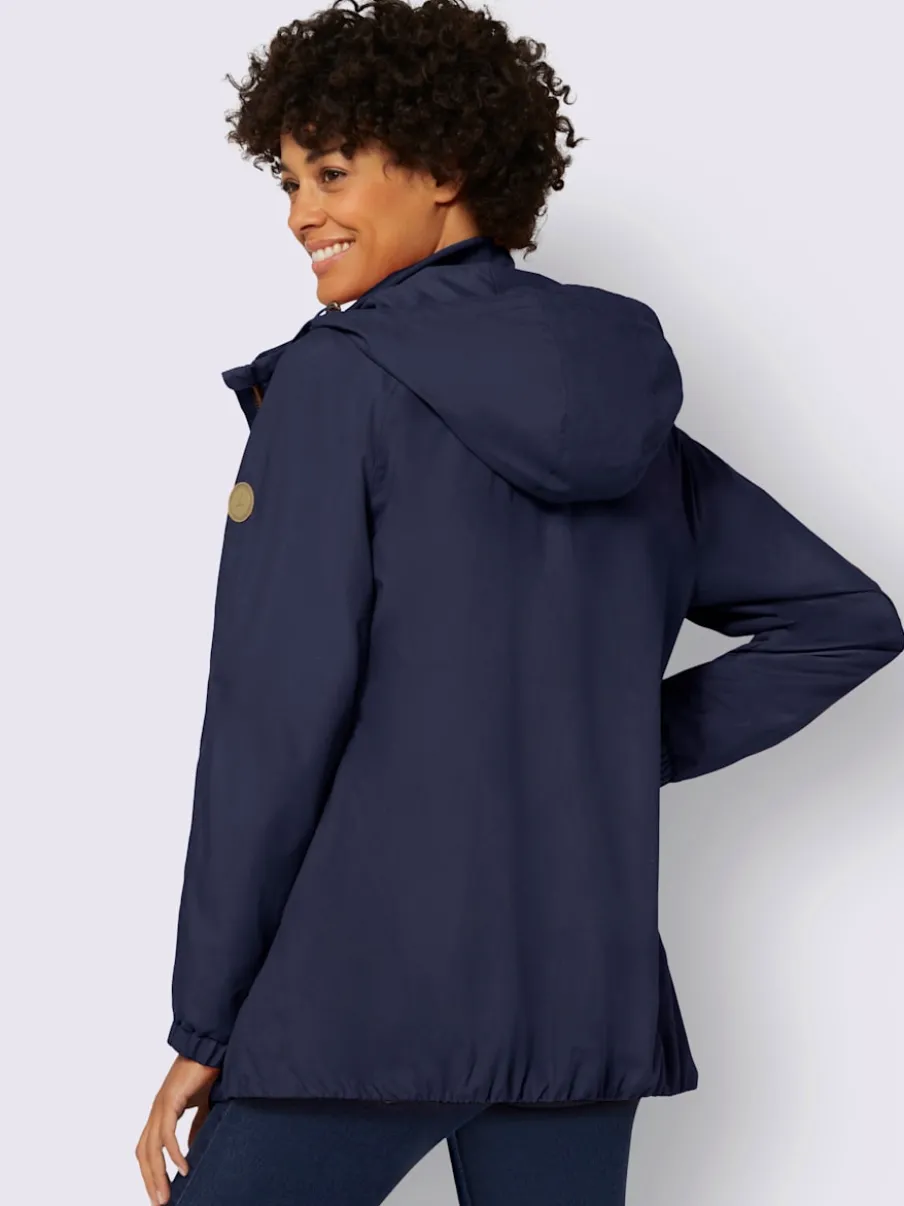 Veste de mi-saison microfibre avec capuche et poches