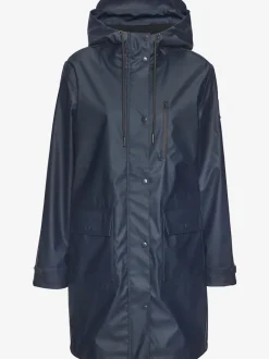 Veste de pluie parka longue et imperméable à capuche