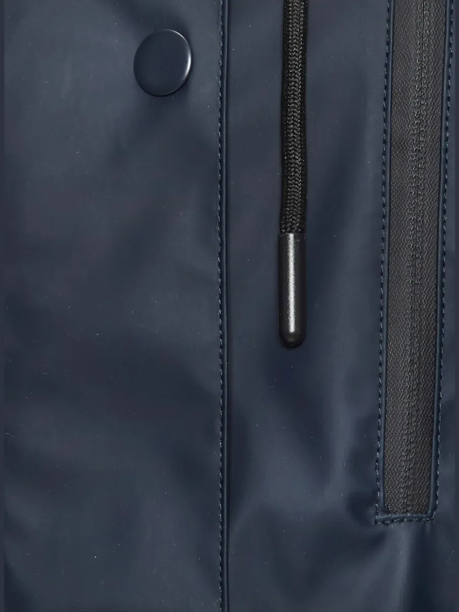 Veste de pluie parka longue et imperméable à capuche