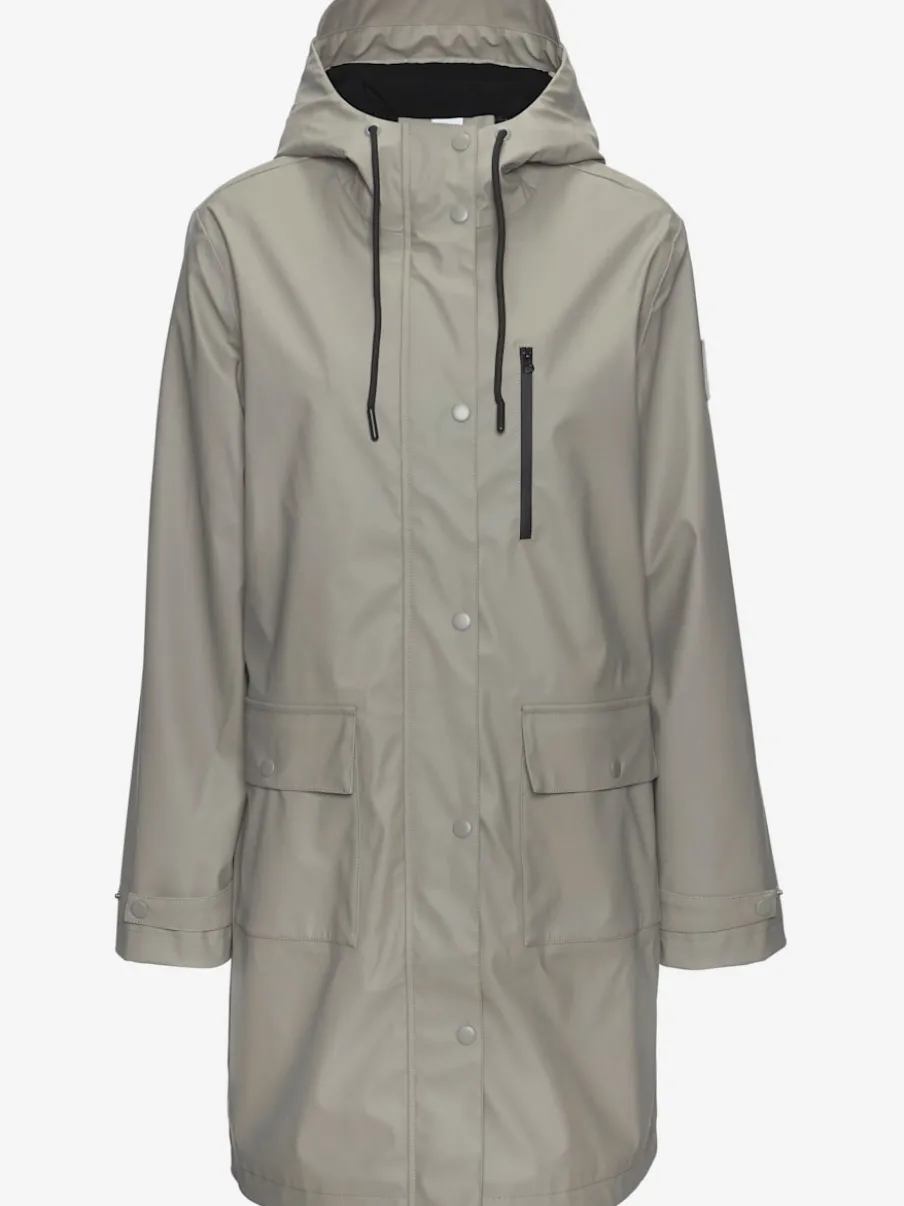 Veste de pluie parka longue et imperméable à capuche