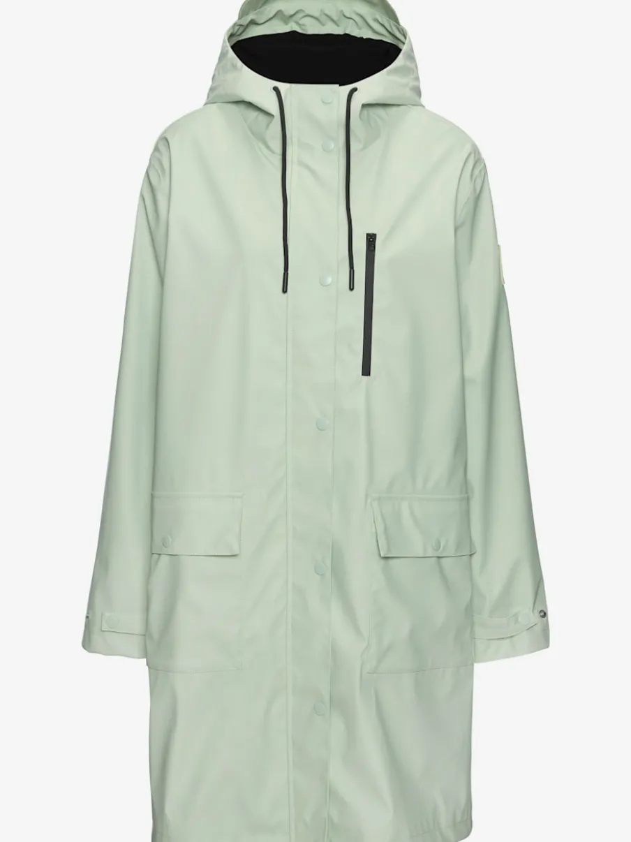 Veste de pluie parka longue et imperméable à capuche