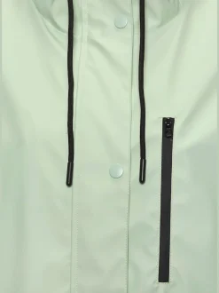 Veste de pluie parka longue et imperméable à capuche