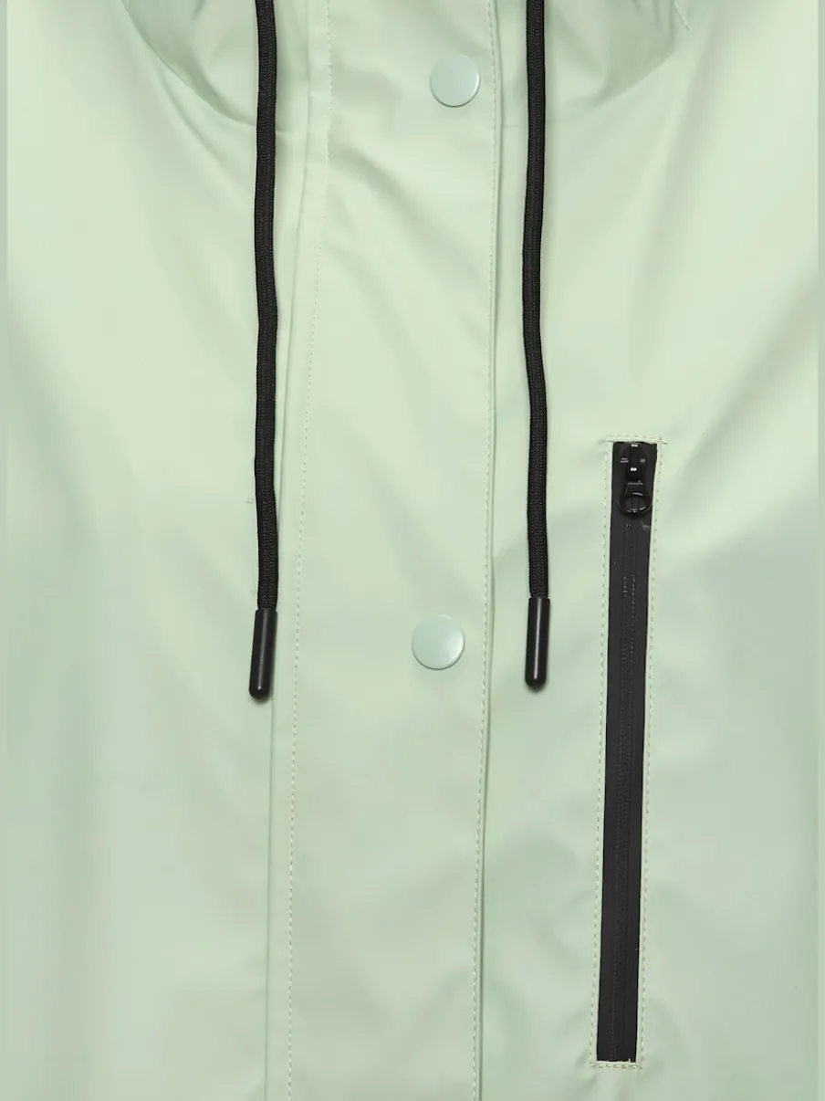 Veste de pluie parka longue et imperméable à capuche