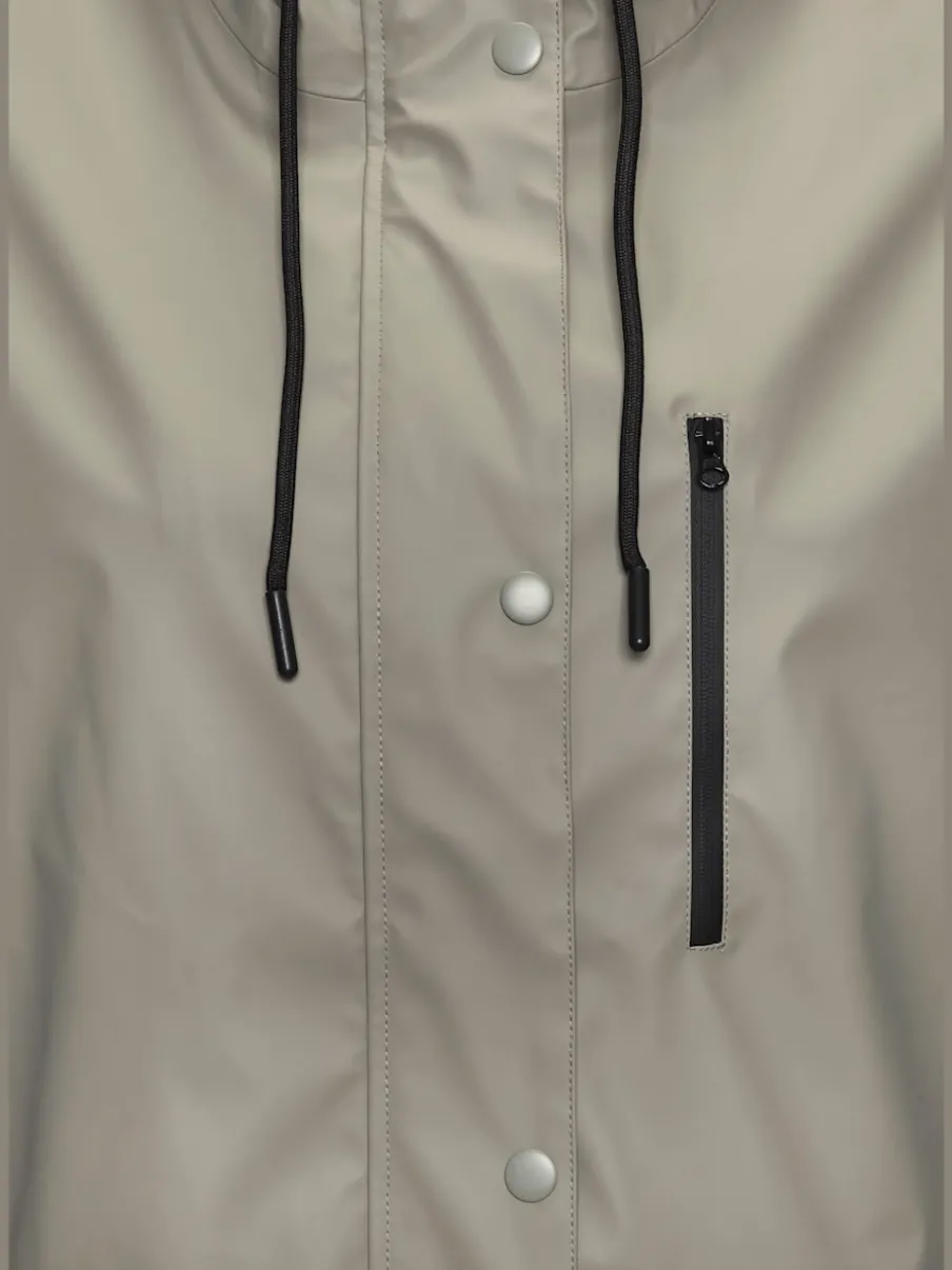 Veste de pluie parka longue et imperméable à capuche