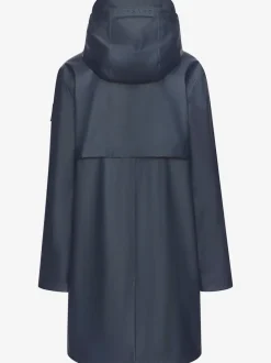 Veste de pluie parka longue et imperméable à capuche