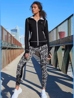 Veste de sport respirante col montant avec poches zippées