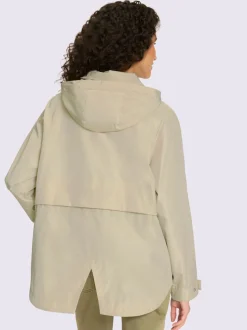 Veste d'extérieur avec capuche amovible et poches rabattables