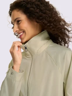 Veste d'extérieur avec capuche amovible et poches rabattables