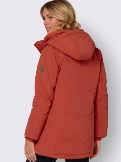 Veste d'extérieur avec capuche amovible et poches zippées