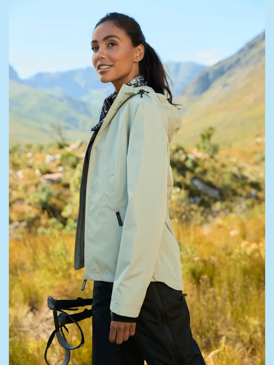 Veste d'extérieur imperméable avec zip et manches longues
