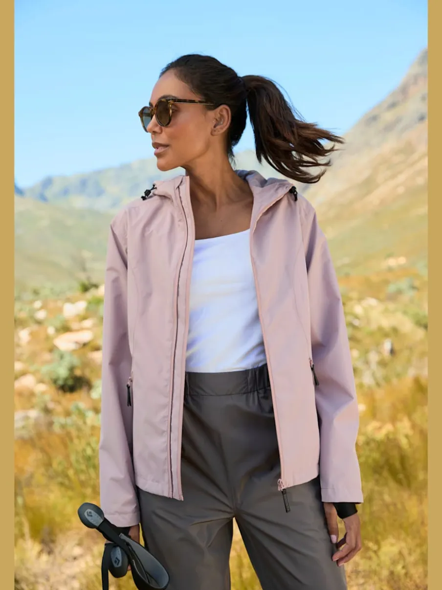 Veste d'extérieur imperméable avec zip et manches longues