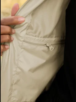 Veste d'extérieur imperméable avec zip et manches longues