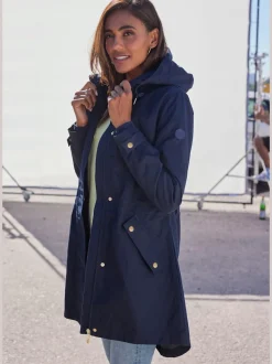 Veste d'extérieur légère avec capuche et poches pratiques