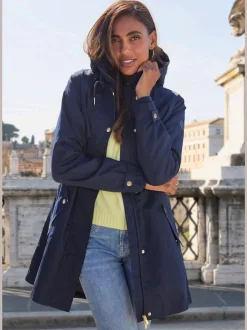 Veste d'extérieur légère avec capuche et poches pratiques