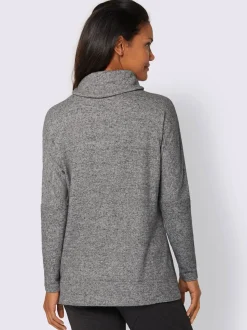 Veste douce avec capuche et glissière intégrale extensible