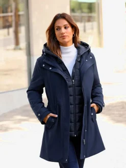 Veste 2 en 1 avec capuche amovible et poches