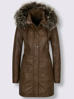 Veste en cuir pur cuir d'agneau nappa