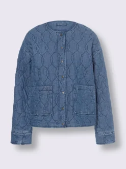 Veste en jean avec poches et manches longues
