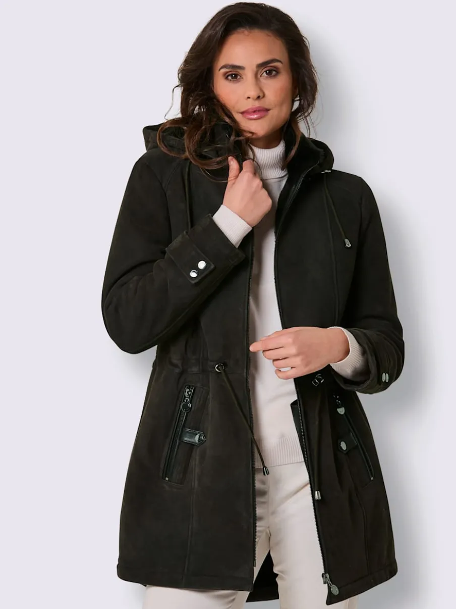 Veste en peau d'agneau peau d'agneau véritable