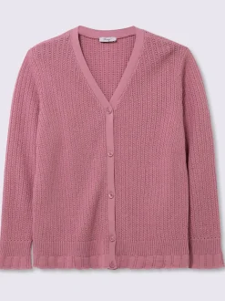 Veste en tricot ajouré