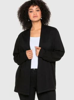 Veste en tricot col châle mode