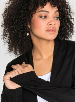 Veste en tricot col châle mode