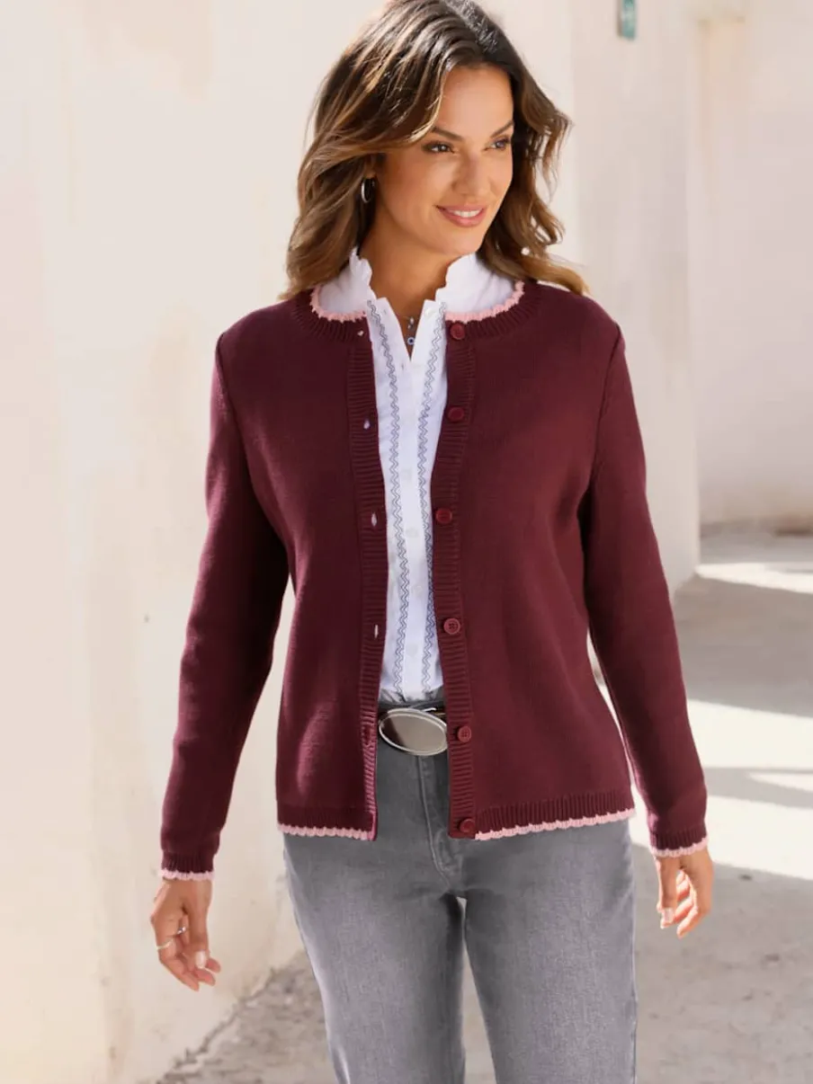 Veste en tricot 50% coton