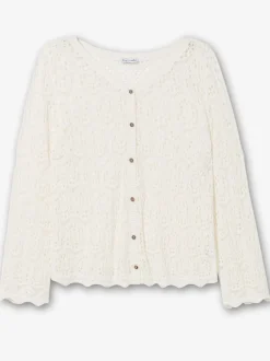 Veste en tricot coupe droite