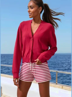 Veste en tricot détente intemporelle