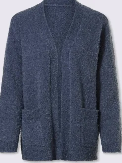 Veste en tricot fil bouclé