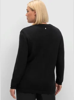 Veste en tricot fin boutonnée