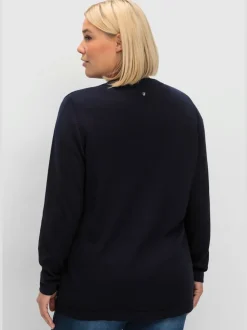 Veste en tricot fin boutonnée