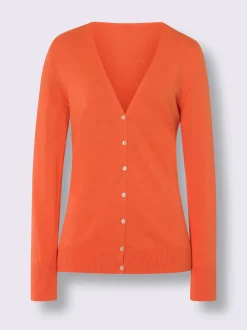 Veste en tricot fin cardigan à encolure en V
