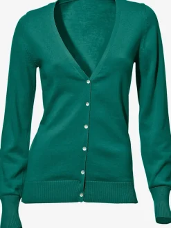 Veste en tricot fin cardigan à encolure en V