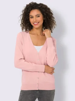 Veste en tricot fin cardigan à encolure en V