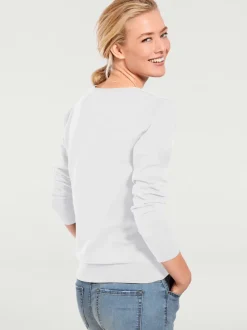 Veste en tricot fin cardigan à encolure en V