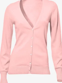 Veste en tricot fin cardigan à encolure en V