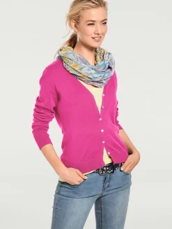 Veste en tricot fin cardigan à encolure en V