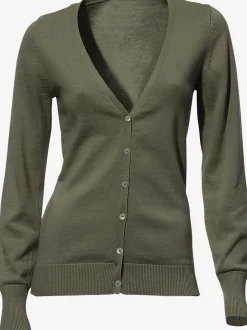 Veste en tricot fin cardigan à encolure en V