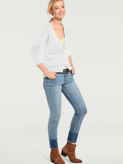 Veste en tricot fin cardigan à encolure en V