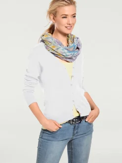 Veste en tricot fin cardigan à encolure en V