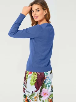 Veste en tricot fin cardigan à encolure en V
