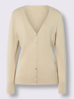 Veste en tricot fin cardigan à encolure en V