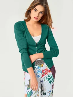 Veste en tricot fin cardigan à encolure en V